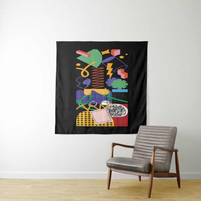 Inspiriertes Design Wandteppich (Beispiel)