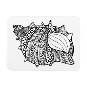 Inspiriertes Gekritzel Magnet