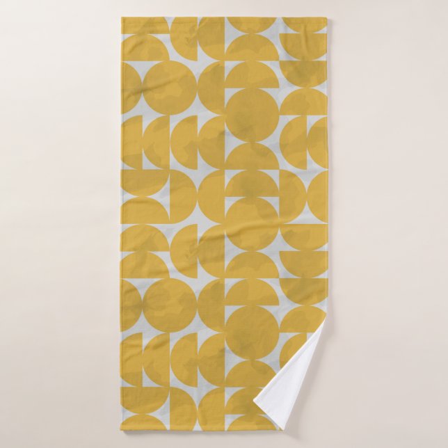 inspiriertes Marmormuster Mitte des Jahrhunderts Badehandtuch (Badehandtuch)