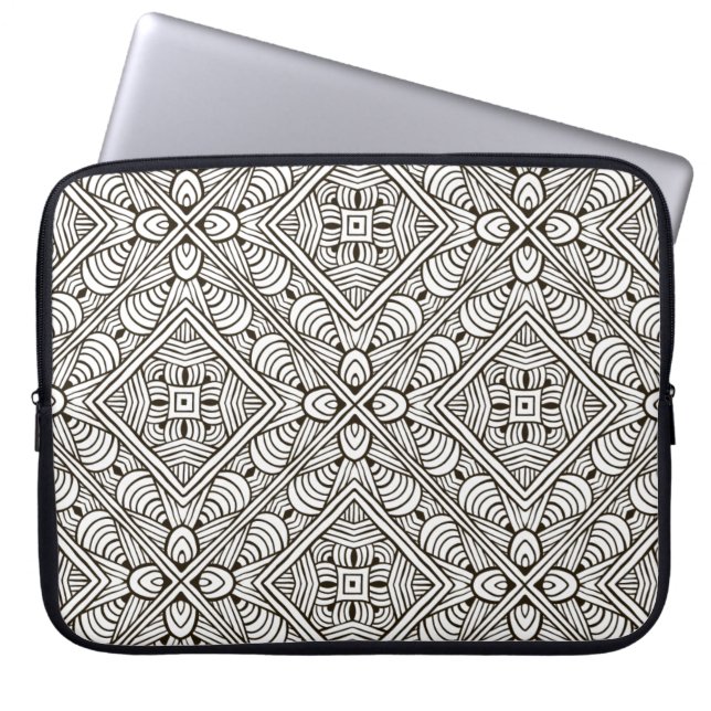 Inspiriertes Muster Laptopschutzhülle (Vorderseite)