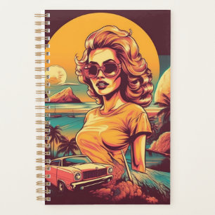 inspiriertes Retro-Notebook Planer