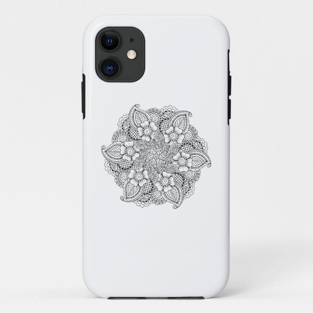 Inspiriertes rundes Element Case-Mate iPhone Hülle (Rückseite)