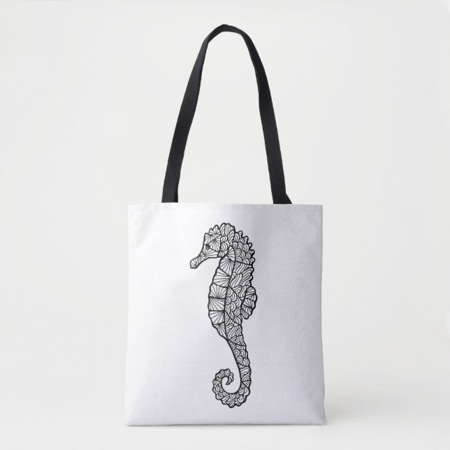 Inspiriertes Seepferd 2 Tasche (Vorderseite)
