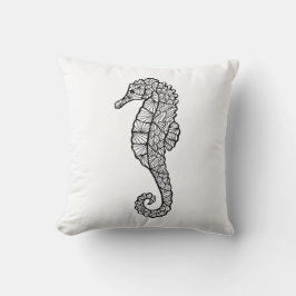 Inspiriertes Seepferd Kissen