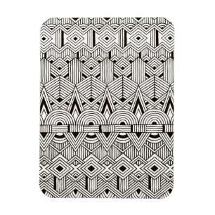 Inspiriertes Stammes- Muster Magnet