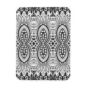 Inspiriertes Stammes- Zeichnen Magnet