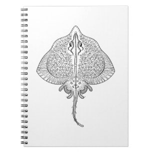Inspiriertes Stingray-Totem Notizblock