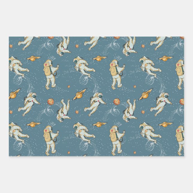 Inspiriertes Wrapping Paper Geschenkpapier Set (Vorderseite)