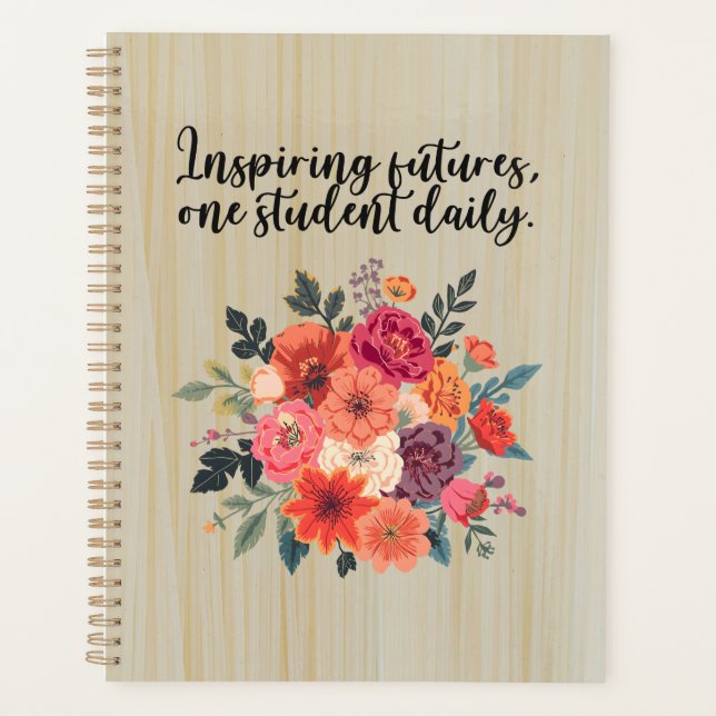Inspiring Futures Daily Student Educator Design Planer (Vorderseite)