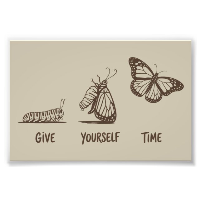 Inspiring Saying Gift Motivational Mental Health  Fotodruck (Vorne)