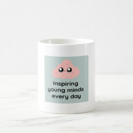 Inspiring Young Minds Every Day Cute Cloud Mug Kaffeetasse