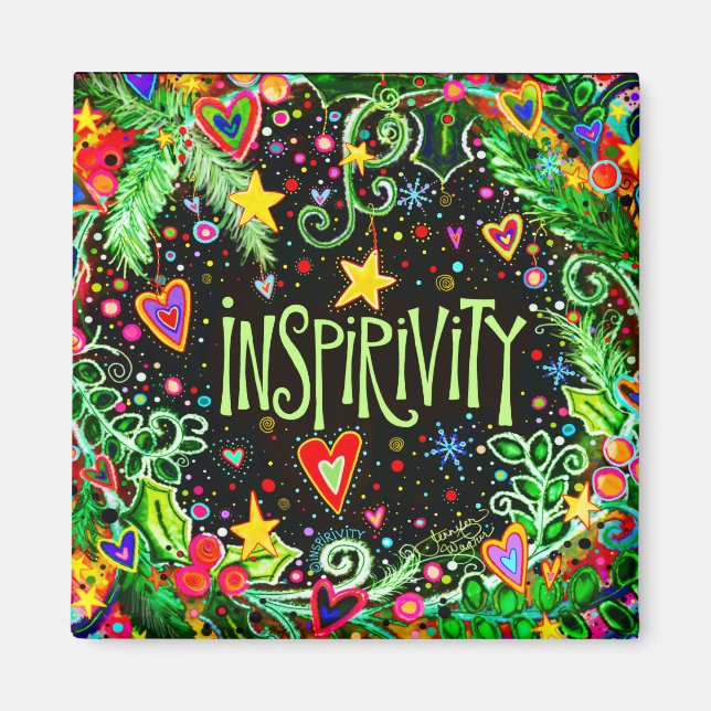 Inspirivity Festivals Holiday Fun Colorful Magnet (Vorne)