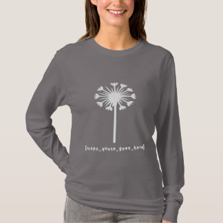 Inspo Zitat geht hier lange Ärmel T-Shirt