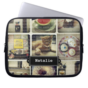Insta Collage Electronics Bag Laptopschutzhülle
