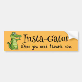 Insta-Gator Autoaufkleber