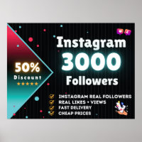 Instagram 3000 Followers | Kaufen Sie Instagram Fo