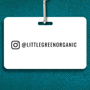 Instagram Abzeichen Ihre Instagramm-ID Ausweis