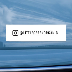 Instagram-Aufkleber Ihr Instagram-Name Autoaufkleber
