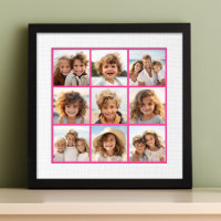 Instagram-Collage mit 9 Quadrat