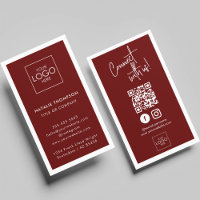 Instagram Facebook Social Media Minimalistisch QR-