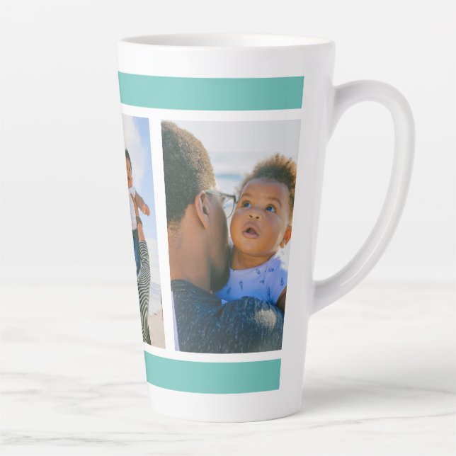 Instagram Family Photo Latte Mug (Droite)