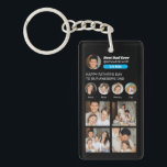 Instagram Foto Social Media Vater des Vaters Schlüsselanhänger<br><div class="desc">Personalisierter Vater-Tag Geschenk für deinen Vater zu feiern Vatertag. Egal, ob es sich um einen neuen Vater, einen Stiefvater, einen alten und klassischen Vater oder einen zukünftigen Vater handelt, die benutzerdefinierte Textfunktion wird Sie abdecken. Sie können den Text in Ihre gewünschte Formulierung ändern und Ihr eigenes Foto hochladen. Holen Sie...</div>