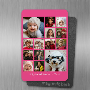 Instagram-Fotocollage - Bis zu 14 Fotos Pink Magnet