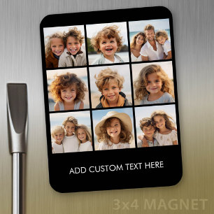 Instagram-FotoCollage mit 9 Fotos Magnet