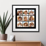 Instagram-FotoCollage mit 9 Fotos Poster<br><div class="desc">Verwenden Sie Ihre Fotos ohne Rahmen auf diesem! Fügen Sie Ihre Lieblingsfotos und Schnappschüsse zu diesem Streifen für einen lustigen Speicherbewahrer hinzu. Ein künstlerischer Weg,  um Ihre besten Foto-Sharing-Bilder anzuzeigen.</div>