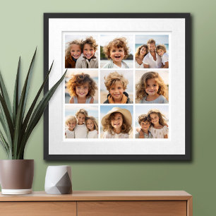 Instagram-FotoCollage mit 9 Fotos Poster