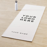 Instagram für den Namen von White-Business-Logos f Yogamatte<br><div class="desc">Benutzerdefiniertes Logo minimale weiße Name Unternehmen Promotional Yoga Mat mit einer einfachen und modernen Vorlage mit Ihrem Geschäftslogo,  Foto oder Bild und jedem personalisierten Text. Geben Sie Ihren Namen,  Ihre Website oder Ihre soziale Netzwerkadresse ein.</div>