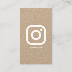 Instagram-Loyalität moderne soziale Medien braune Treuekarte
