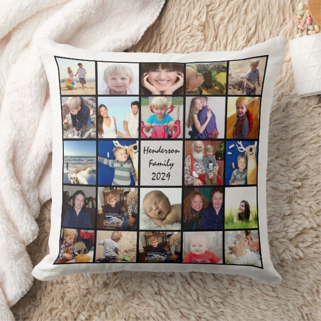 Instagram Modern gestylt Ihre Fotos Kissen (Decke)
