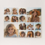 Instagram Photo Collage - Up to 14 photos White<br><div class="desc">A design with a white background. Use up to fourteen square photos to create a unique and personal gift. If you need to adjust the pictures,  click on the customize tool to make changes.</div>
