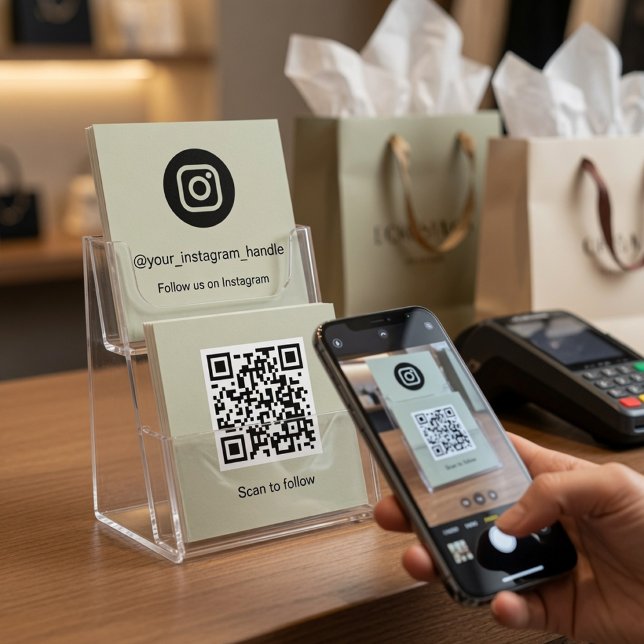 Instagram-QR-Code Visitenkarte | Personalisiert  (Von Creator hochgeladen)