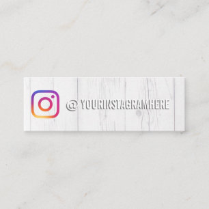 Instagram Social Media Influencer Mini Visitenkarte