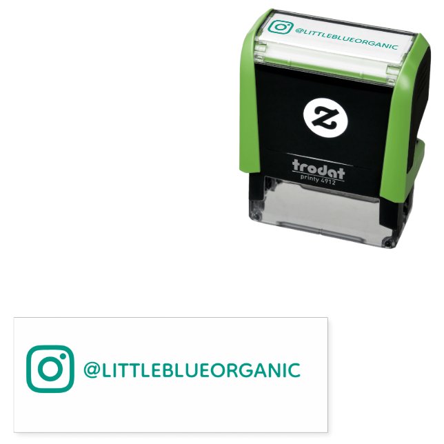 Instagram Stempel | Ihr Instagram Name (Beispiel)