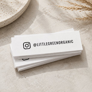 Instagram-Visitenkarten Ihr Instagram Mini Visitenkarte