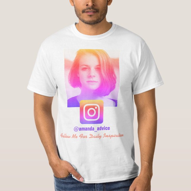 Instagram Werbeaktion T - Shirt (Vorderseite)