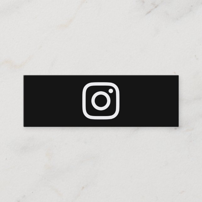 Instagramentvernetzung Mini Visitenkarte (Vorderseite)
