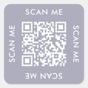 Instagramm Business modern Scan me qr Code Quadratischer Aufkleber