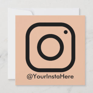 Instagramm Business Social Media modern Pink Einladung
