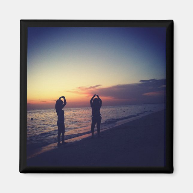 Instagramm-Foto-Magnet Magnet (Vorne)