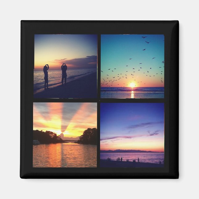 Instagramm-Foto-Magnet Magnet (Vorne)