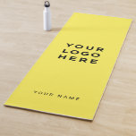Instagramm für kundenspezifische gelbe Firmenlogos Yogamatte<br><div class="desc">Benutzerdefinierte Logo-neutrale gelbe Name Unternehmen Werbe-Yoga-Mat mit einer einfachen und modernen Vorlage mit Ihrem Geschäftslogo, Foto oder Bild und jedem personalisierten Text. Geben Sie Ihren Namen, Ihre Website oder Ihre soziale Netzwerkadresse ein.</div>