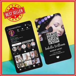 Instagramm QR Code Business Card Visitenkarte
