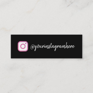 Instagramm-Visitenkarte Mini Visitenkarte