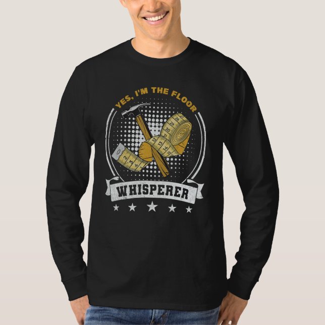 Installation der Teppichinstallationsinstallatoren T-Shirt (Vorderseite)