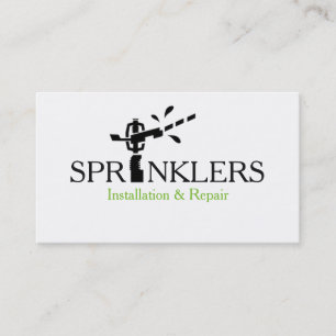 Installation und Reparatur von Sprinkleranlagen Visitenkarte