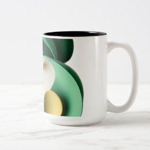 Installation von Bio Fahreigenschaften Zweifarbige Tasse